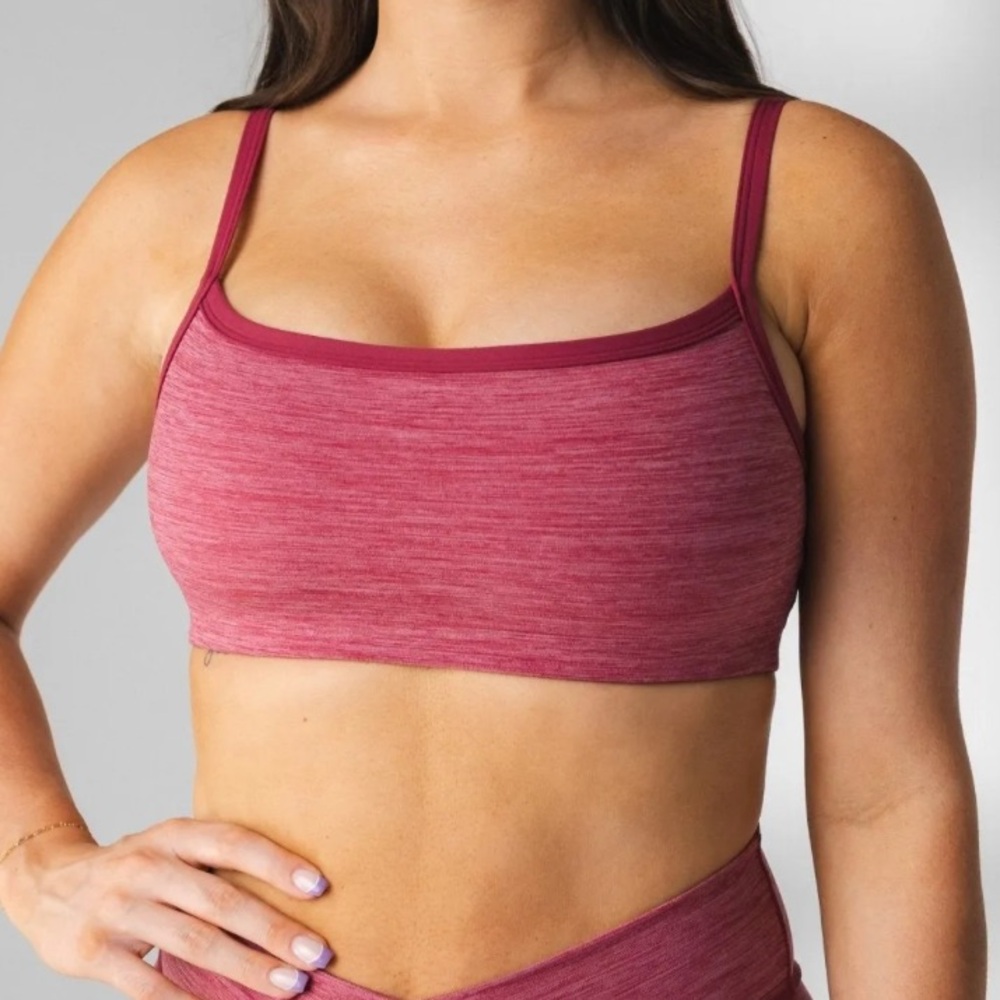 Vitality daydream sports bra - sangria marl